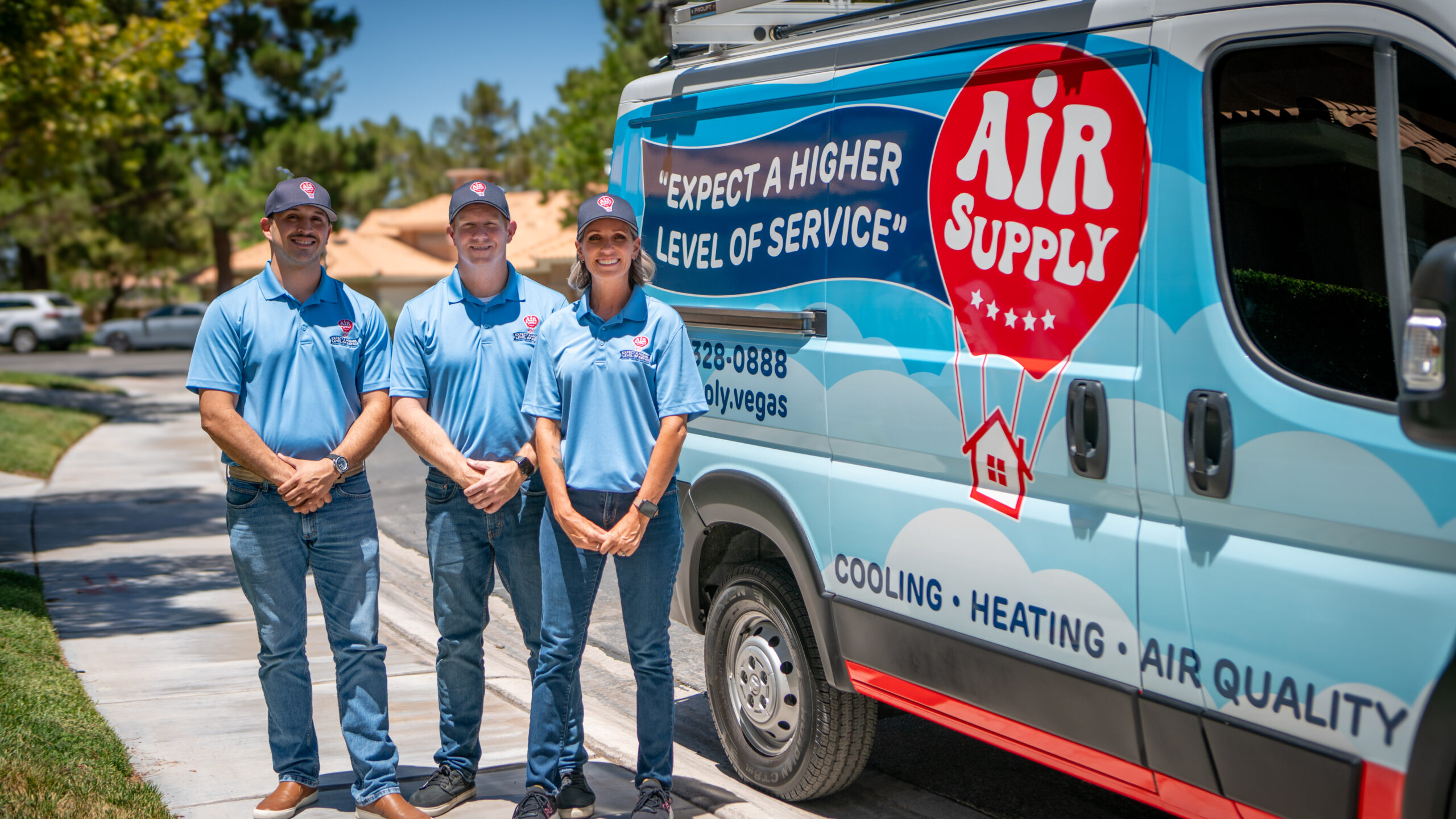 Air Supply heating and cooling team